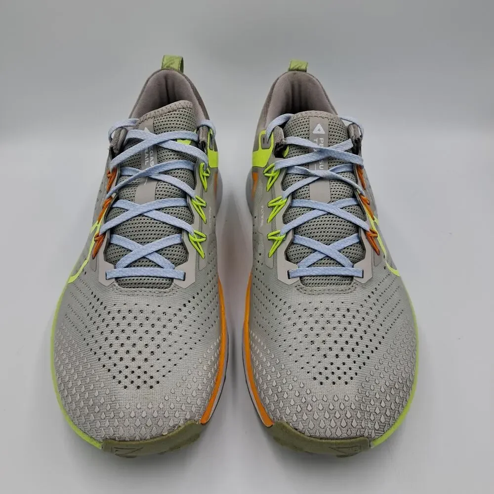 Size 12 - Nike React Pegasus Trail 4 Cobblestone Volt - DJ6158-002 - MSRP $170